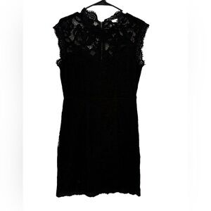 Women’s San Souci Black Lace Dress. Size Large